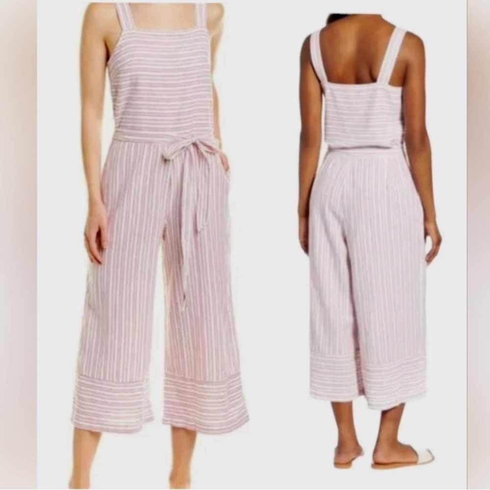 beachlunchlounge  Striped Jumpsuit